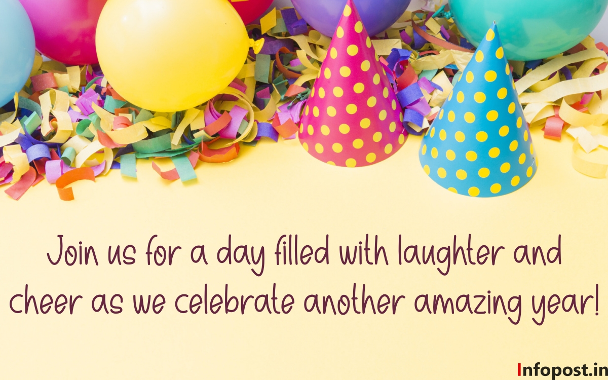 Birthday Invitation Messages